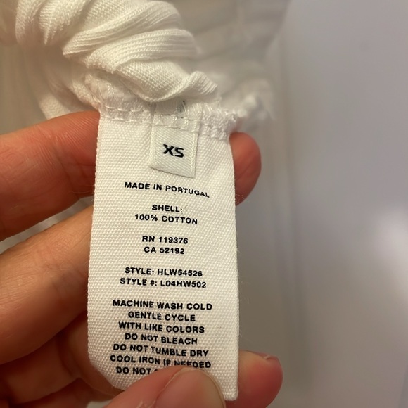 New! Helmut Lang white little ribbed core knit cotton t-shirt - Picture 10 of 10